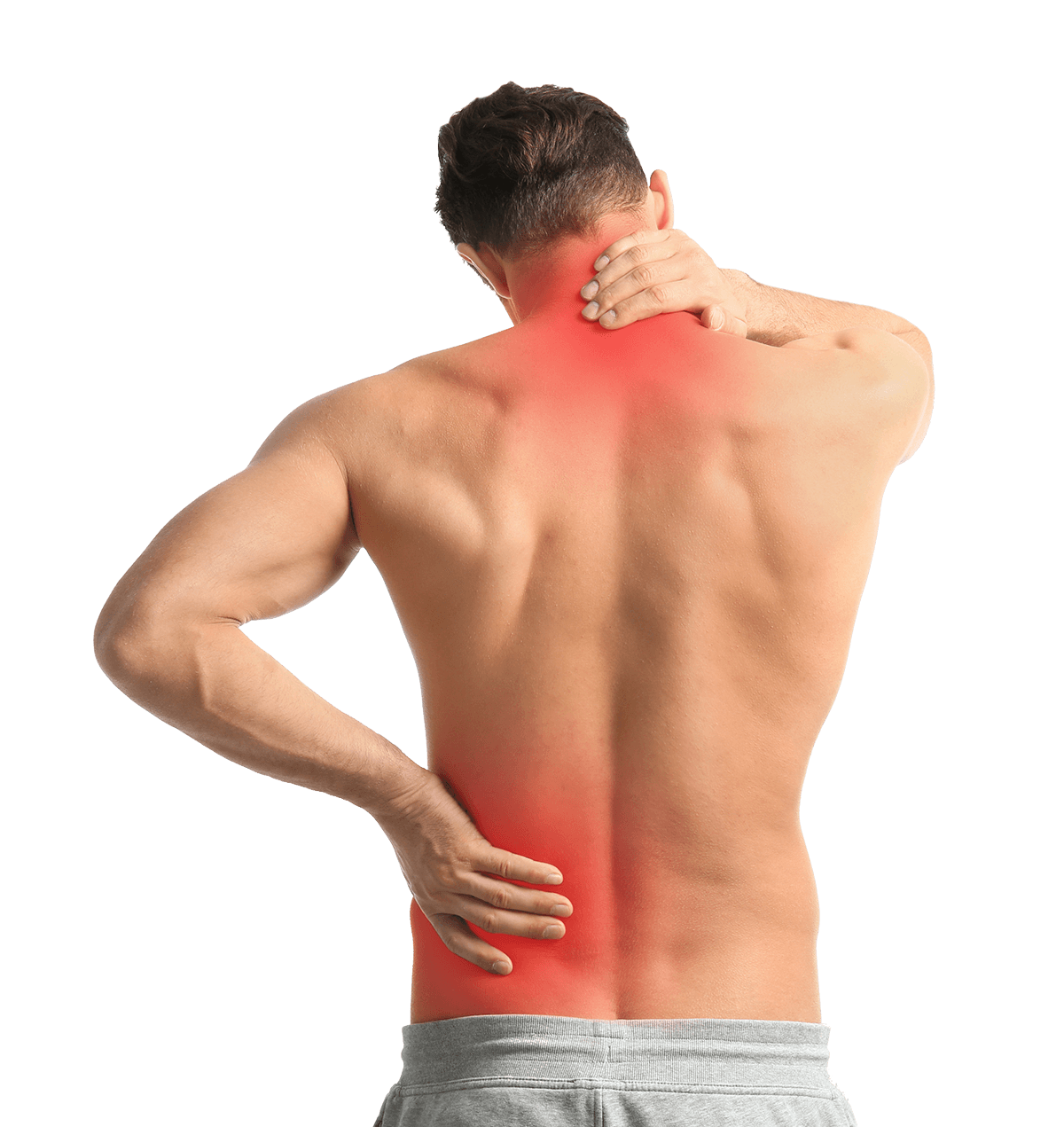Chronic pain in neck and lower back